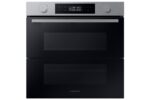 Samsung NV7B4550VAS/U1 Dual Cook Flex – Einbaubackofen, 76 l, Energieeffizienzklasse A+, Pyrolyse
