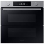 Samsung NV7B4550VAS/U1 Dual Cook Flex – Einbaubackofen, 76 l, Energieeffizienzklasse A+, Pyrolyse