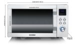 Severin MW 7777 – Mikrowelle, 25 l, 900 W, mit Grill – Bild 3