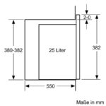 Siemens BE555LMB1 – Mikrowelle, 25 l, 900 W, mit Grill – Bild 8
