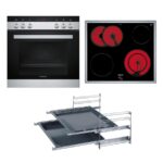 Siemens EQ411TA10 iQ100 – Einbauherdset, 66 l, 4 Kochzonen, Energieeffizienzklasse A