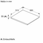 Siemens EX645HXC1E – Induktionskochfeld (autark), 4 Kochzonen, 58 cm, 7400 W – Bild 3