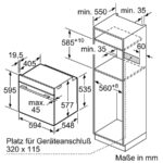 Siemens HS 736 G3B1 EINBAU – Einbaubackofen, 71 l, Energieeffizienzklasse A+ – Bild 8
