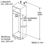 Siemens KI81RADD0 iQ500 – Einbaukühlschrank, 310 l, Energieeffizienzklasse D – Bild 6