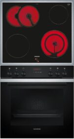 Siemens PQ212KA10 iQ300 – Einbauherdset, 71 l, 4 Kochzonen, Energieeffizienzklasse A+