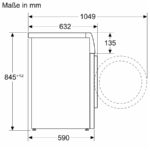 Siemens WM14N22A iQ300 – Waschmaschine, 9 kg, 1351 U/min, Energieeffizienzklasse A – Bild 15