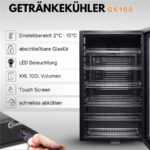Sommertal GK100 – Kühlschrank, 100 l, Energieeffizienzklasse G – Bild 2