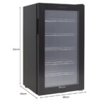 Sommertal GK100 – Kühlschrank, 100 l, Energieeffizienzklasse G – Bild 3