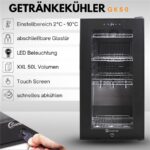 Sommertal GK50 – Kühlschrank, 50 l, Energieeffizienzklasse F – Bild 2