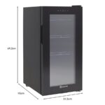 Sommertal GK50 – Kühlschrank, 50 l, Energieeffizienzklasse F – Bild 3