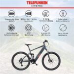 Telefunken Aufsteiger M936 granitgrau 27 – E-Bike (Mountainbike), bis 100 km Reichweite – Bild 5