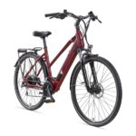 Telefunken Expedition XC940 Weinrot Trekkingrad – E-Bike (Trekkingrad), bis 100 km Reichweite