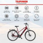 Telefunken Expedition XC940 Weinrot Trekkingrad – E-Bike (Trekkingrad), bis 100 km Reichweite – Bild 11