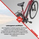 Telefunken Expedition XC940 Weinrot Trekkingrad – E-Bike (Trekkingrad), bis 100 km Reichweite – Bild 7