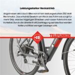 Telefunken Expedition XT490 Trekkingrad – E-Bike (Trekkingrad), bis 100 km Reichweite (Art.-Nr. 159131943) – Bild 9