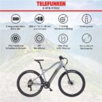 Telefunken MT922 Aluminiumgrau Mountainbike – Pedelec (Mountainbike), bis 100 km Reichweite – Bild 5
