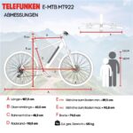 Telefunken MT922 Aluminiumgrau Mountainbike – Pedelec (Mountainbike), bis 100 km Reichweite – Bild 8