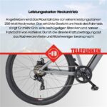 Telefunken MT922 Aluminiumgrau Mountainbike – Pedelec (Mountainbike), bis 100 km Reichweite – Bild 9