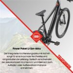 Telefunken MT925 Schwarz Mountainbike – Pedelec (Mountainbike), bis 100 km Reichweite – Bild 6
