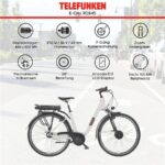 Telefunken Multitalent RC845 weiß Citybike – E-Bike (Citybike), bis 100 km Reichweite – Bild 5