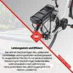 Telefunken Multitalent RC845 weiß Citybike – E-Bike (Citybike), bis 100 km Reichweite – Bild 6