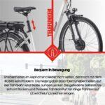 Telefunken Multitalent RC845 weiß Citybike – E-Bike (Citybike), bis 100 km Reichweite – Bild 7