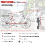 Telefunken Multitalent RC845 weiß Citybike – E-Bike (Citybike), bis 100 km Reichweite – Bild 9