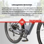 Telefunken SUV300 Citybike – Pedelec (Citybike), bis 100 km Reichweite – Bild 8
