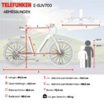 Telefunken SUV700 Trekkingrad – E-Bike (Trekkingrad), bis 120 km Reichweite – Bild 8