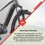 Telefunken SUV700 Trekkingrad – E-Bike (Trekkingrad), bis 120 km Reichweite – Bild 9