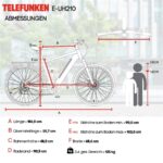 Telefunken Urban UH210 Damen Citybike – Pedelec (Citybike), bis 100 km Reichweite – Bild 8