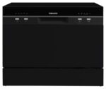Tomado TDW5501B – Tischgeschirrspüler, 6 Maßgedecke, Energieeffizienzklasse D, 55 cm