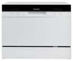 Tomado TDW5501W – Tischgeschirrspüler, 6 Maßgedecke, Energieeffizienzklasse D, 55 cm