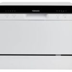 Tomado TDW5501W – Tischgeschirrspüler, 6 Maßgedecke, Energieeffizienzklasse D, 55 cm