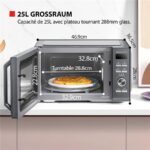 Toshiba MW3-AM25PFI(MG) – Mikrowelle, 25 l, 900 W – Bild 7