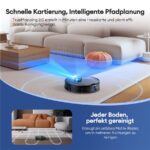 Ultenic T20UL – Saugroboter mit Wischfunktion, bis 200 min Laufzeit, Lasernavigation – Bild 9