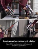 Ultenic UP18 – Akku-Staubsauger, 600 W, 1 l Staubbehälter, bis 80 min Laufzeit – Bild 6