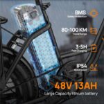 Urlife E20 All Terrain Bike – Pedelec (All Terrain Bike), bis 60 km Reichweite – Bild 6