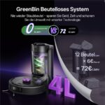 Vactidy W15 – Saugroboter mit Wischfunktion, bis 180 min Laufzeit, Lasernavigation – Bild 3