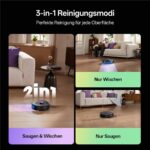 Vactidy W15 – Saugroboter mit Wischfunktion, bis 180 min Laufzeit, Lasernavigation – Bild 7