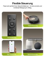 Vactidy W8 – Saugroboter mit Wischfunktion, bis 150 min Laufzeit, Lasernavigation – Bild 10