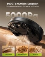 Vactidy W8 – Saugroboter mit Wischfunktion, bis 150 min Laufzeit, Lasernavigation – Bild 2