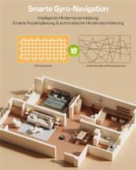Vactidy W8 – Saugroboter mit Wischfunktion, bis 150 min Laufzeit, Lasernavigation – Bild 4